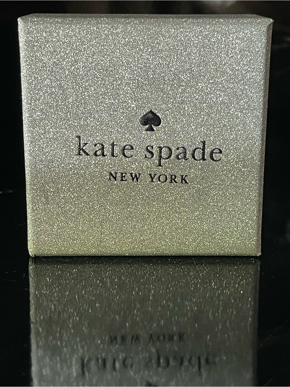 kate spade Silver Glitter Gift Box